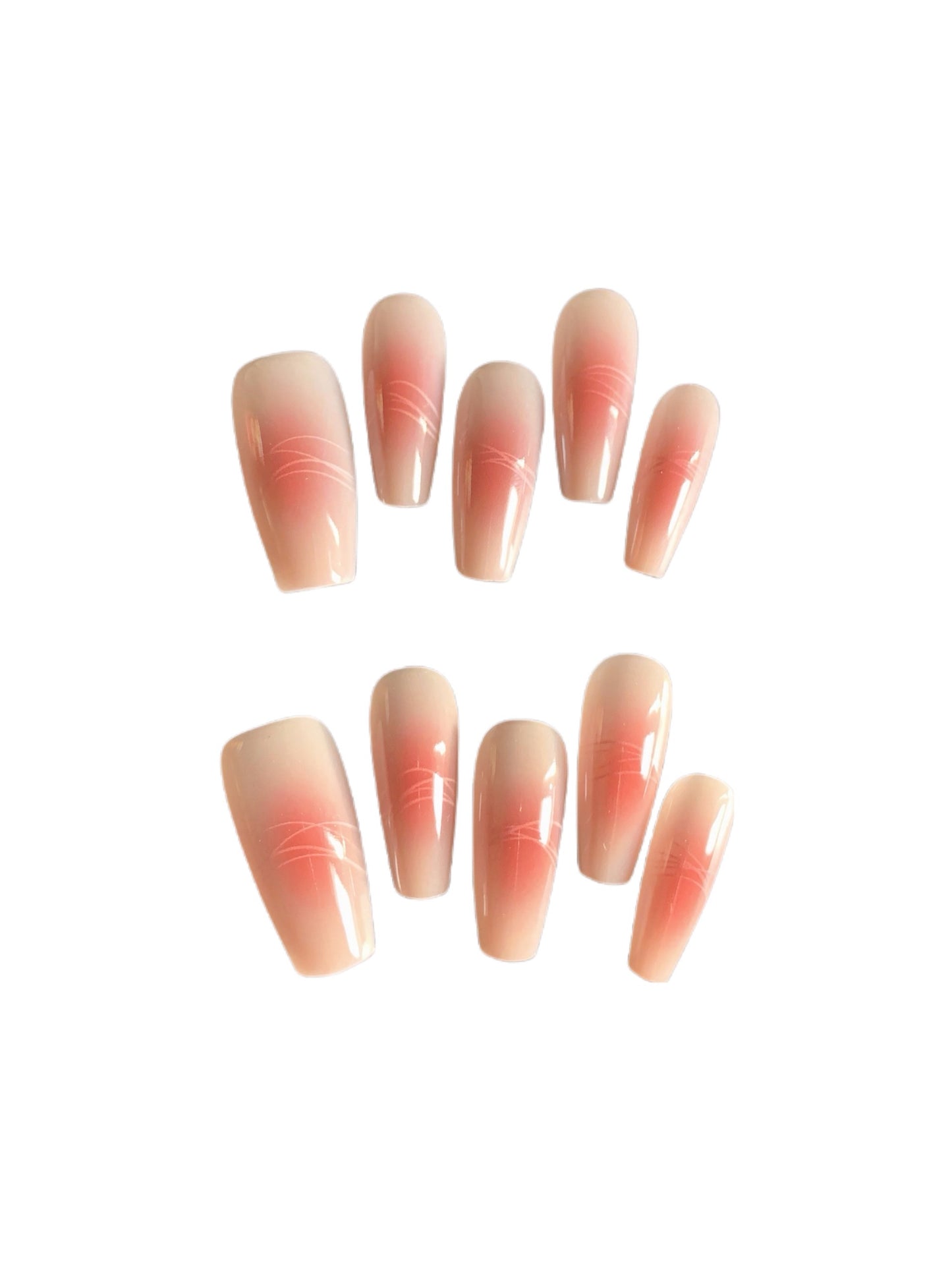 ROSE QUARTZ-PRESS ON NAILS