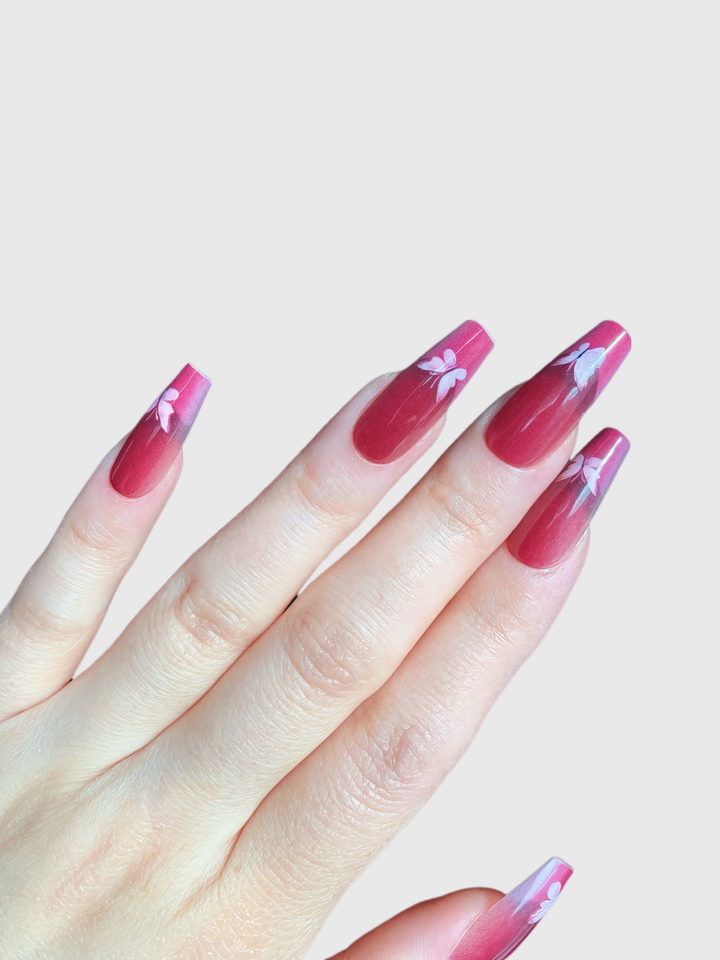 BUTTERFLY BLOOM-PRESS ON NAILS