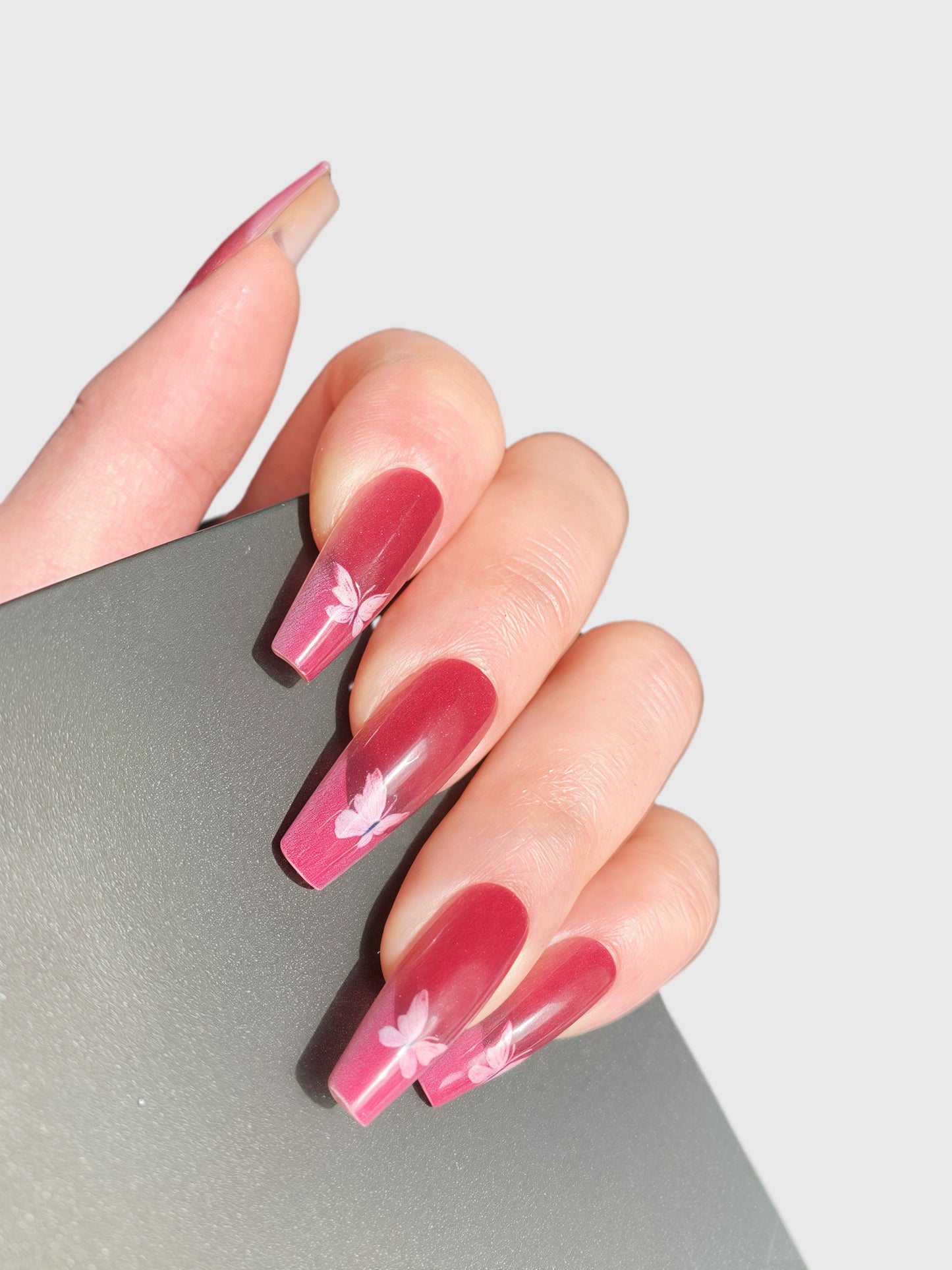 BUTTERFLY BLOOM-PRESS ON NAILS