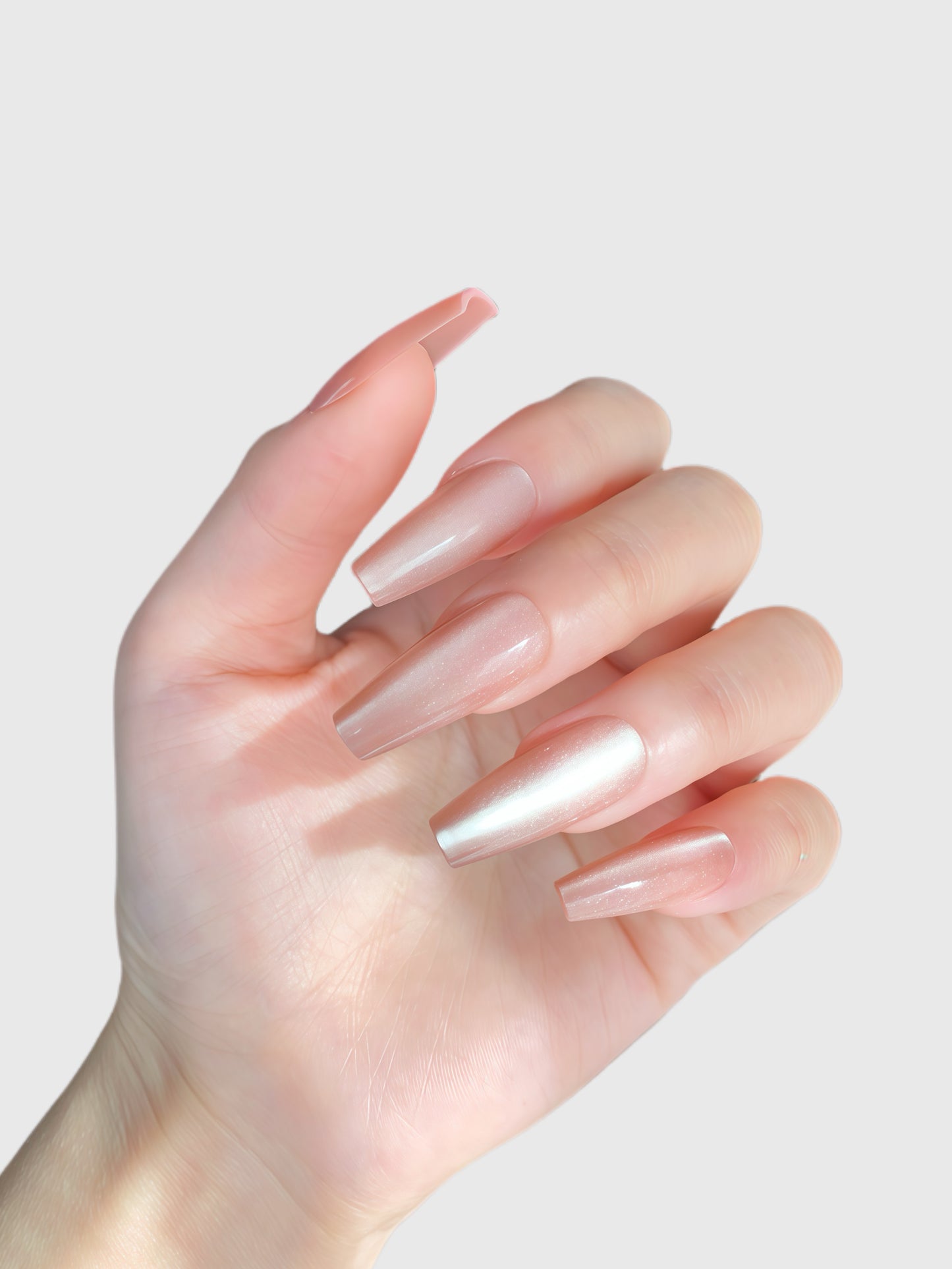 ROSE LATTE-PRESS ON NAILS