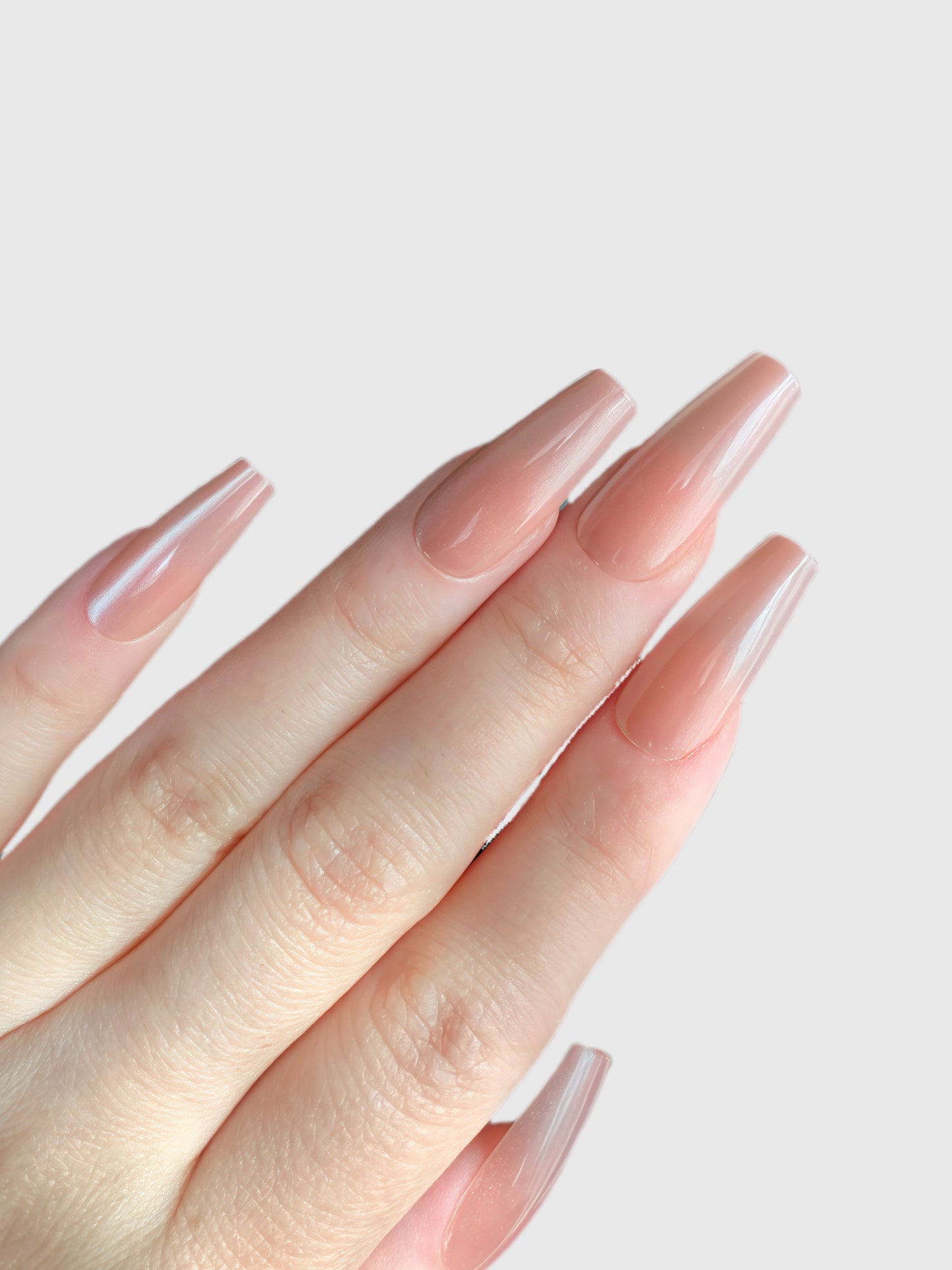 ROSE LATTE-PRESS ON NAILS