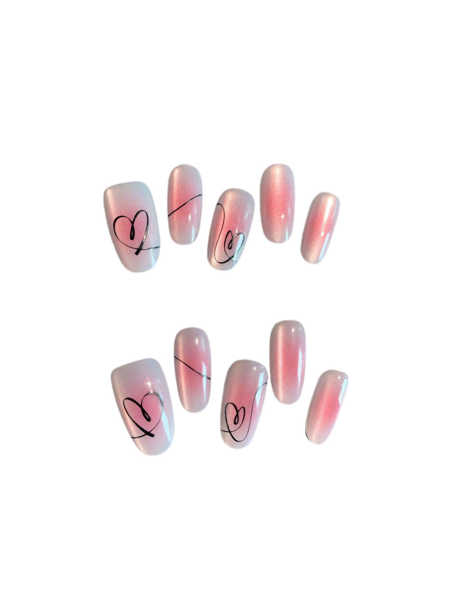 LOVE LINES-PRESS ON NAILS