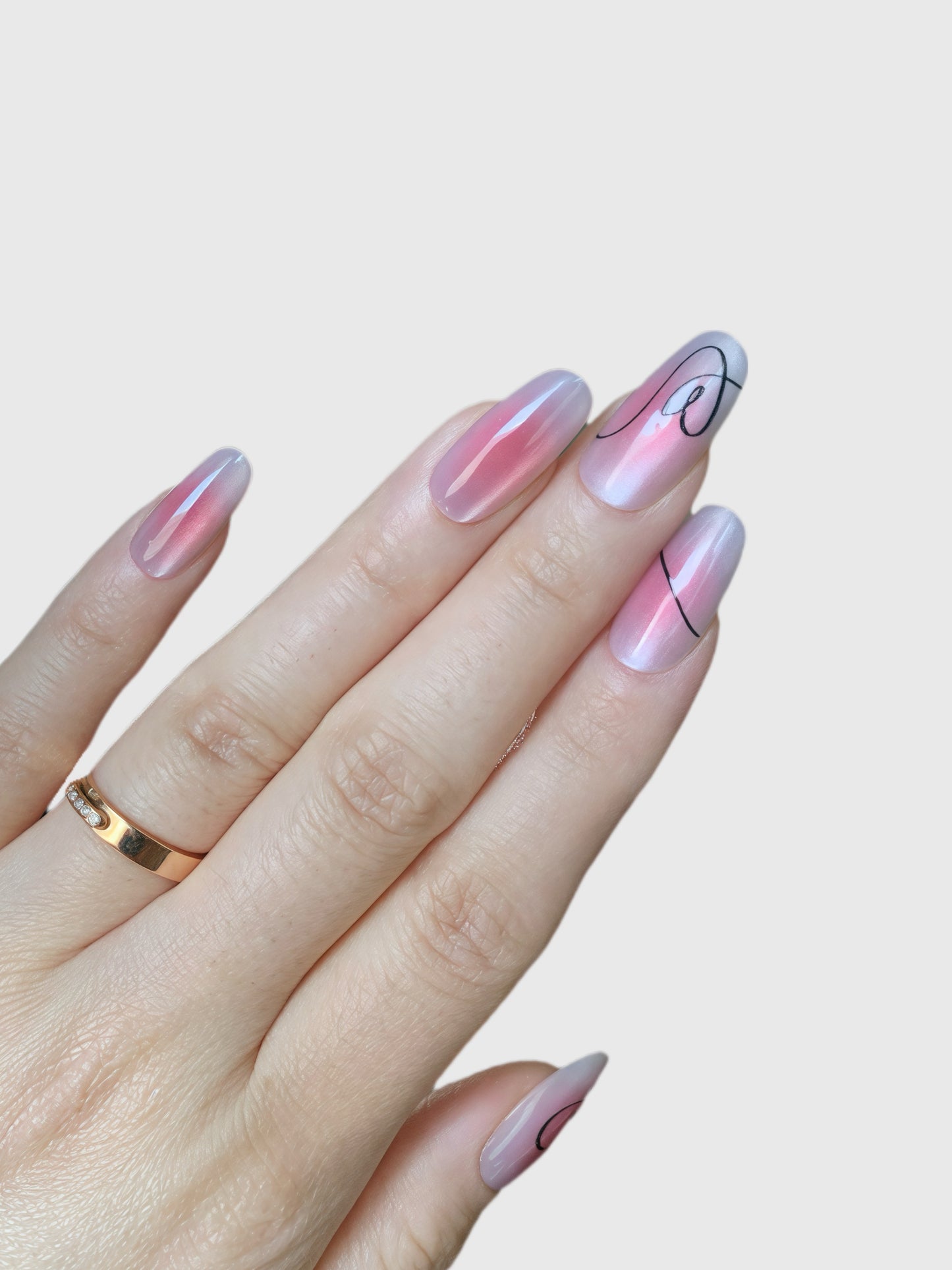 LOVE LINES-PRESS ON NAILS