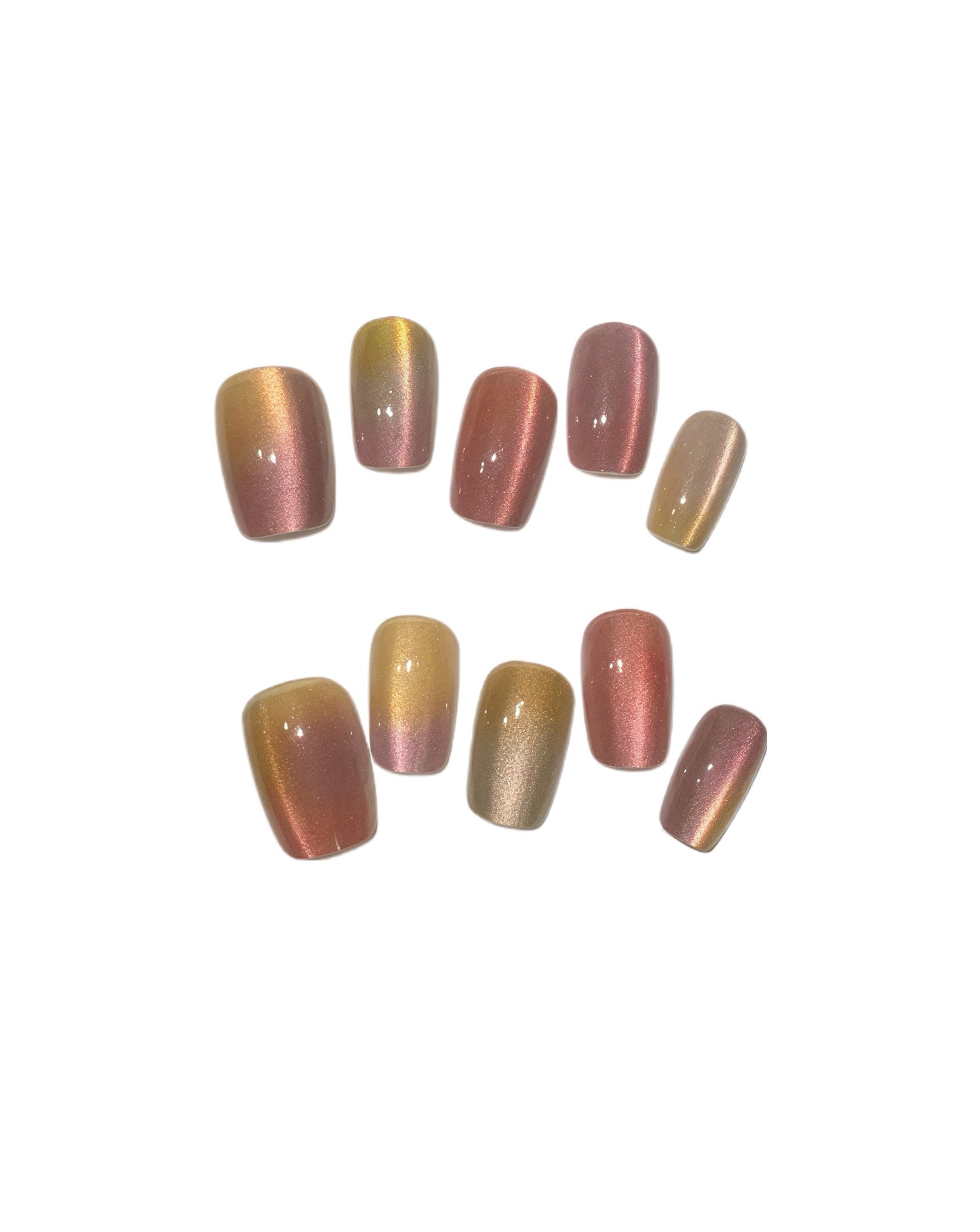 RADIANT EMBER-PRESS ON NAILS