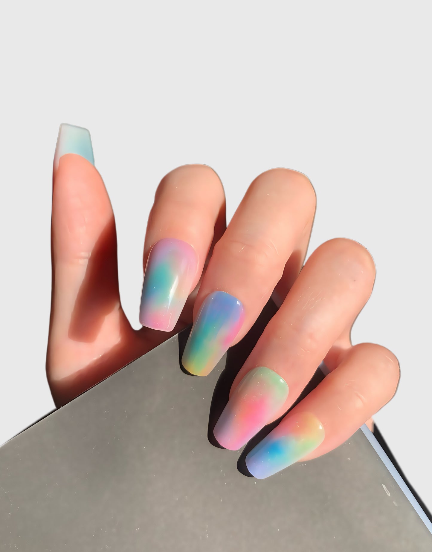 MARSHMALLOW-PRESS ON NAILS