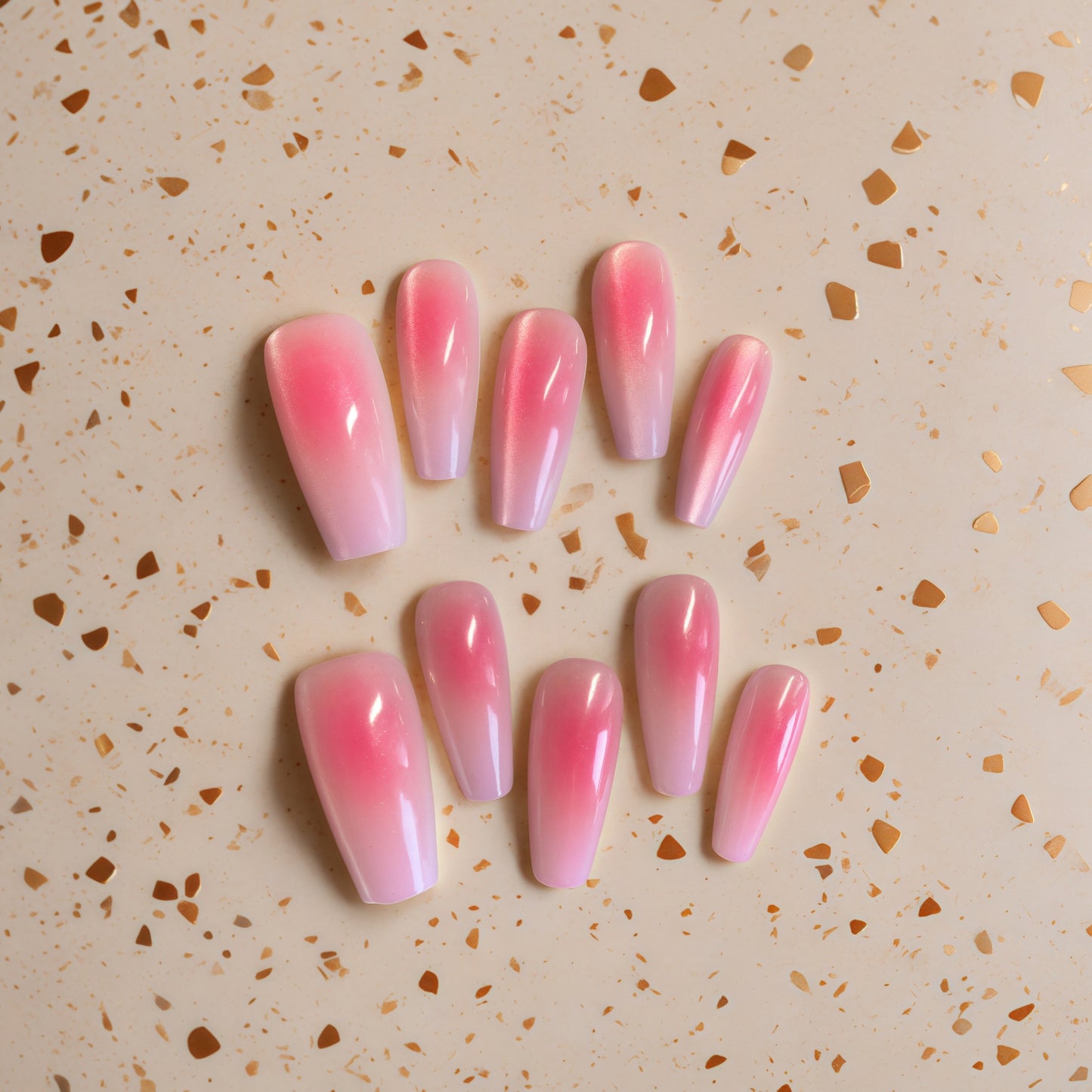 BUBBLE BLUSH-PRESS ON NAILS