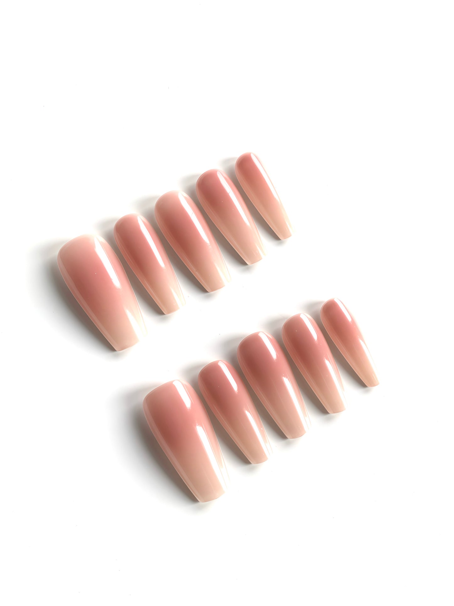 BARELY BLUSHED-PRESS ON NAILS