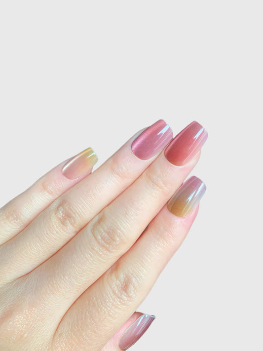 RADIANT EMBER-PRESS ON NAILS
