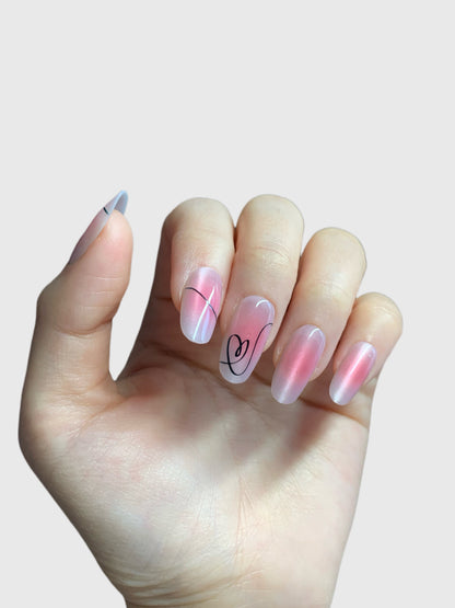 LOVE LINES-PRESS ON NAILS