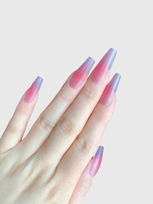 SILK ROSE-PRESS ON NAILS