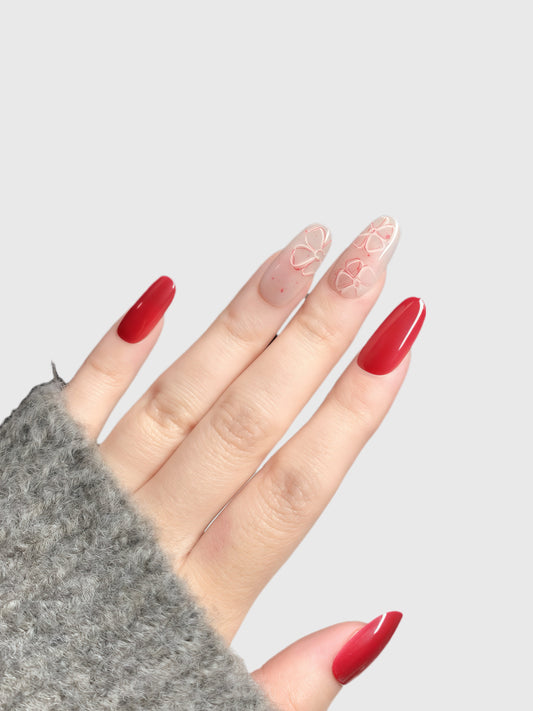 LOVE LETTER-PRESS ON NAILS
