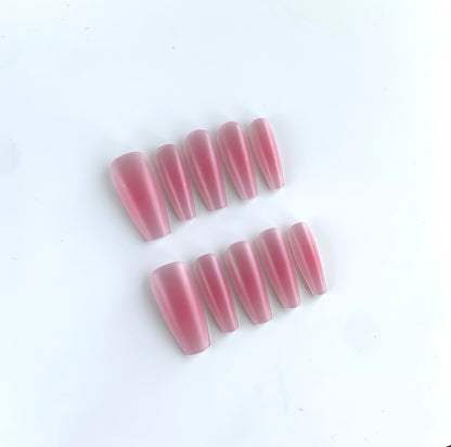 SILK ROSE-PRESS ON NAILS